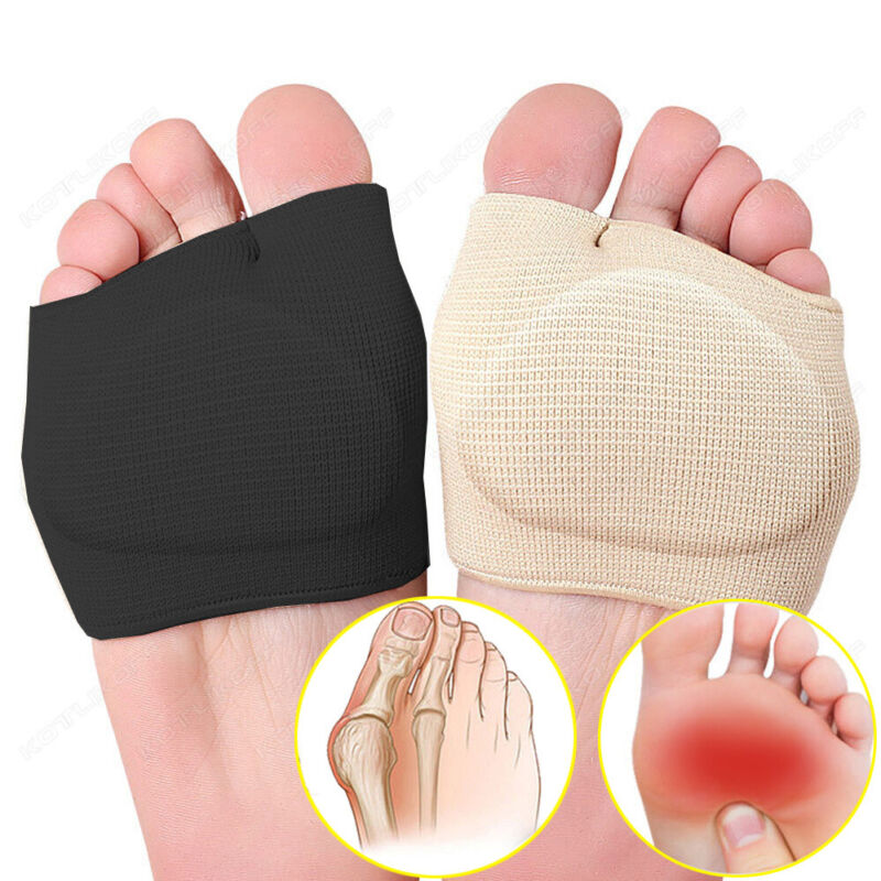 Unisex foot care accessory laid flat to display the ergonomic gel cushioning shape