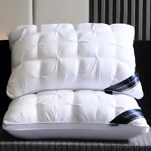 Hypoallergenic down pillow designed for deep sleep and bedding comfort