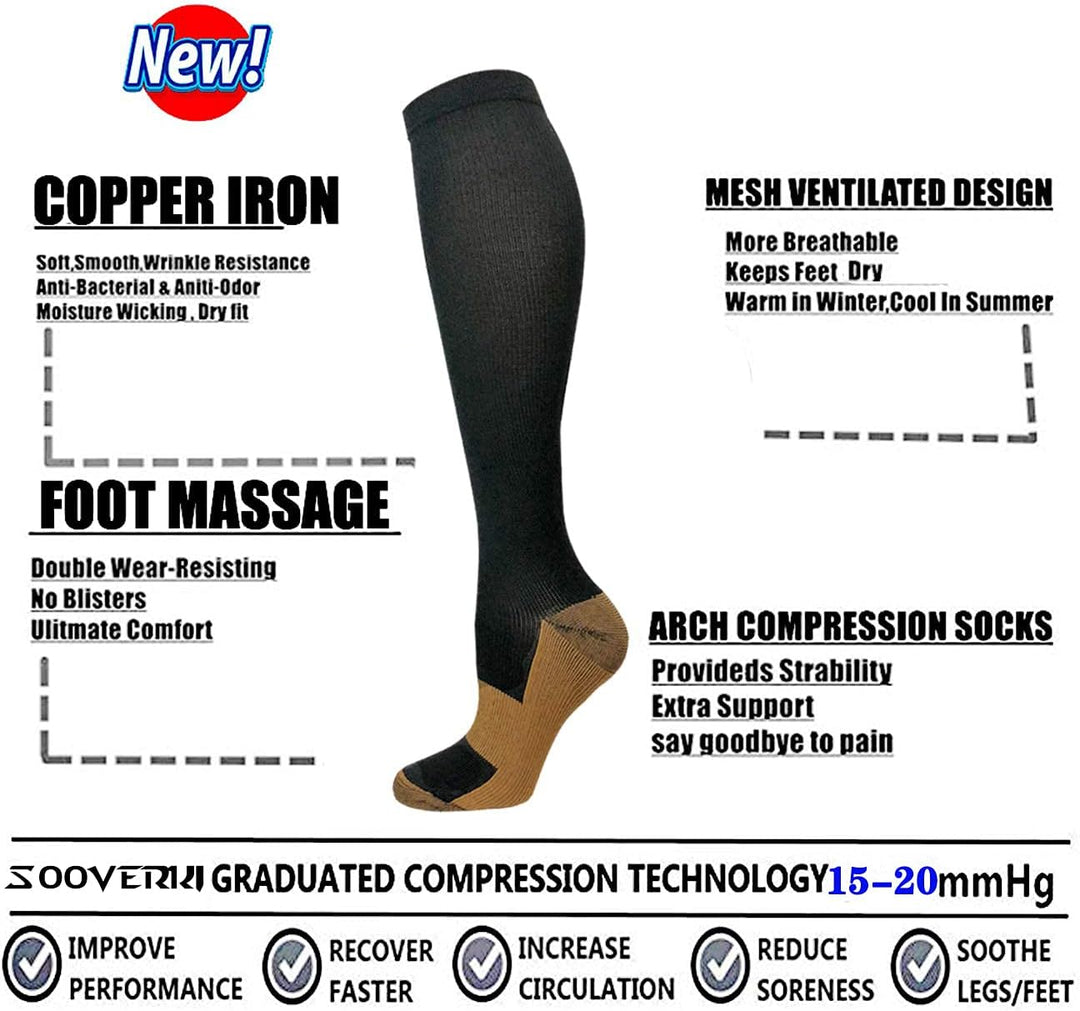 Folded multipack socks highlighting the breathable and soft material