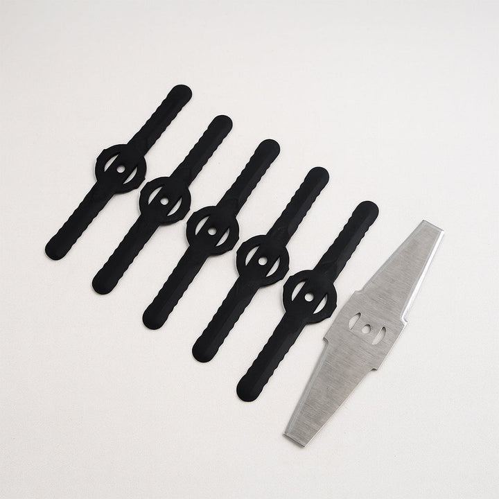 Electric weed remover and brush cutter attachment for garden maintenance