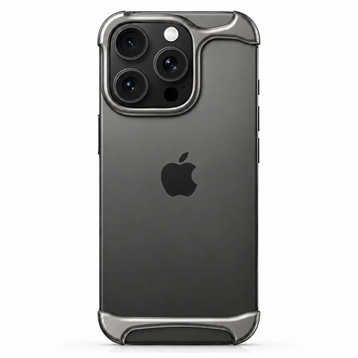 Purple slim metal phone case highlighting lightweight portability