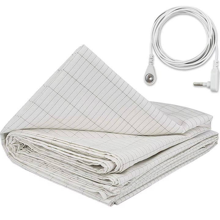 Grounding bed mat for deep sleep and pain relief, earthing sleep wellness pad