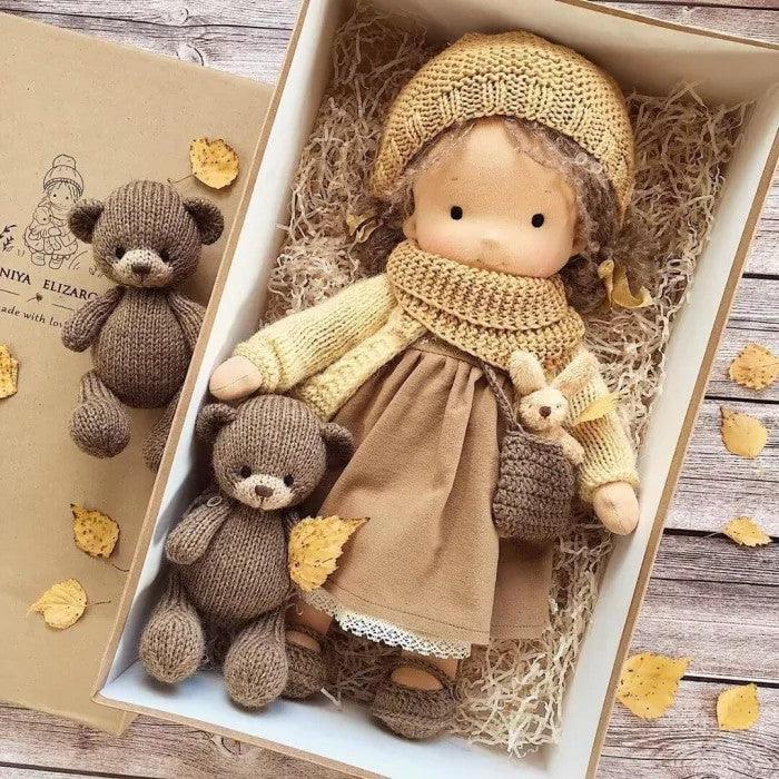 Soft cuddle doll suitable as a safe kids gift for toddlers and babies