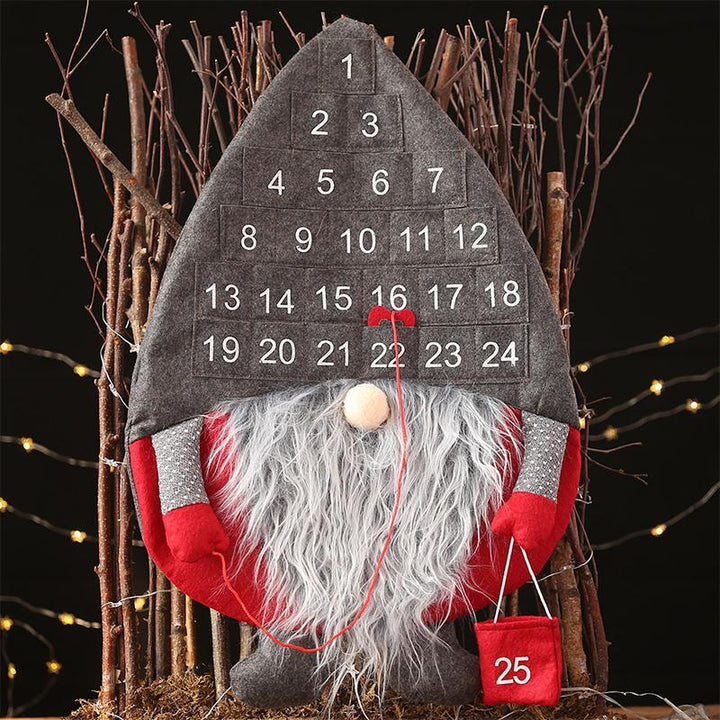 Fabric wall hanging Christmas decoration with cute Santa Claus design