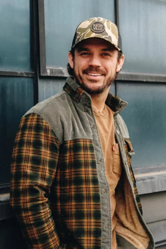 Wesley | Men’s Plaid Borg-Lined Jacket
