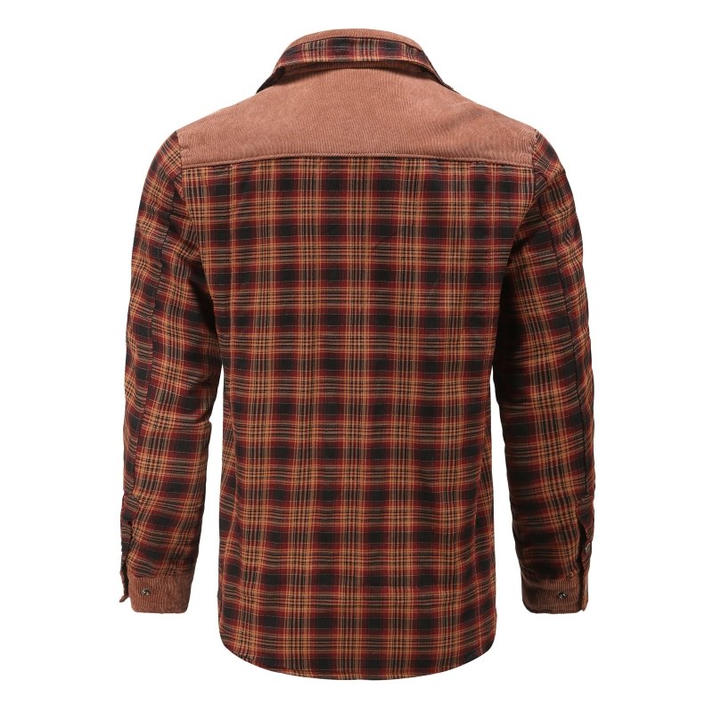 Wesley | Men’s Plaid Borg-Lined Jacket