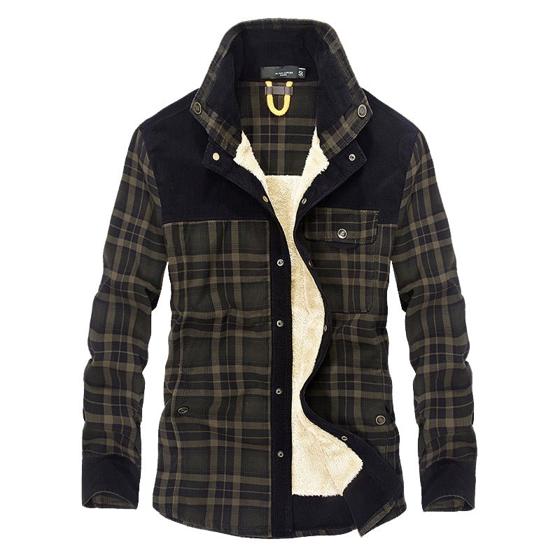 Wesley | Men’s Plaid Borg-Lined Jacket