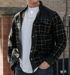 Wesley | Men’s Plaid Borg-Lined Jacket