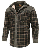 Wesley | Men’s Plaid Borg-Lined Jacket