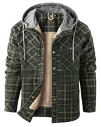 Redford | Men’s Plaid Hooded Jacket