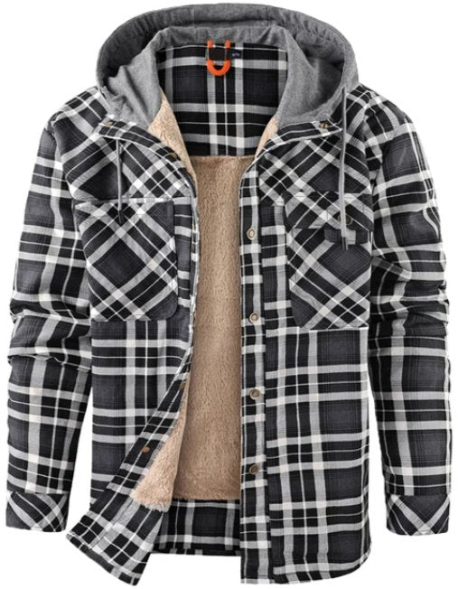 Macon | Men’s Plaid Hooded Jacket