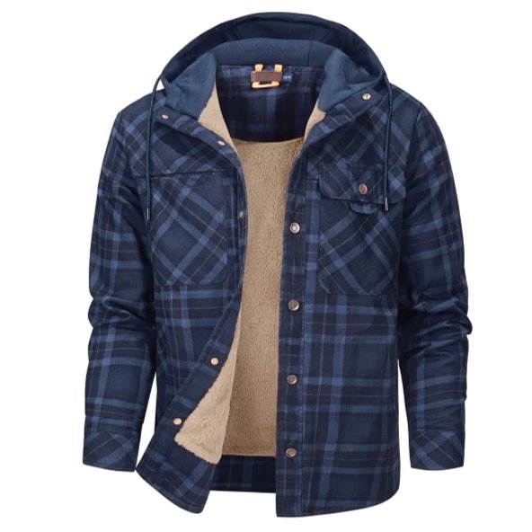 Redford | Men’s Plaid Hooded Jacket