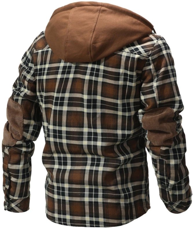 Redford | Men’s Plaid Hooded Jacket