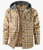 Macon | Men’s Plaid Hooded Jacket