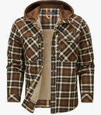 Redford | Men’s Plaid Hooded Jacket