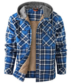 Redford | Men’s Plaid Hooded Jacket