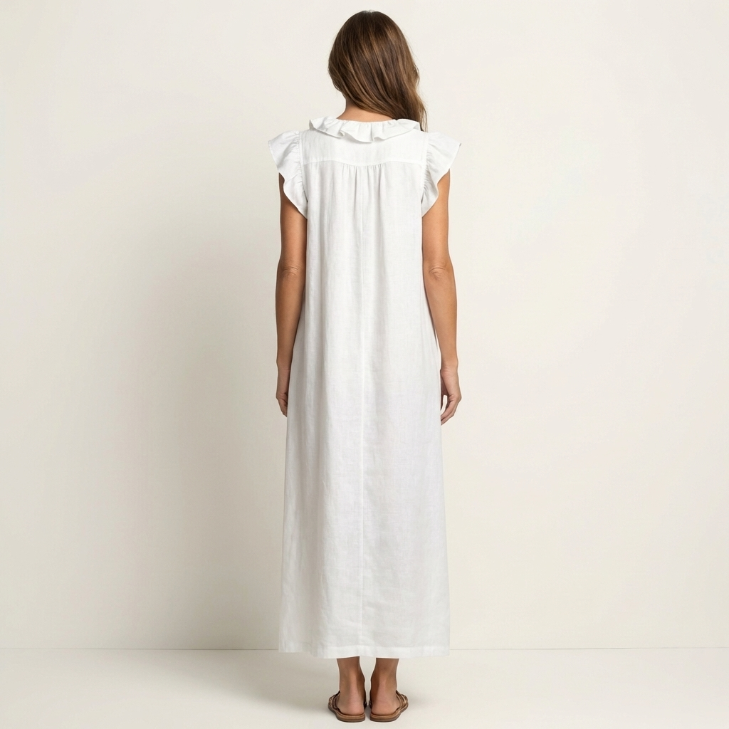 Fabric texture and swing hemline of women's dress