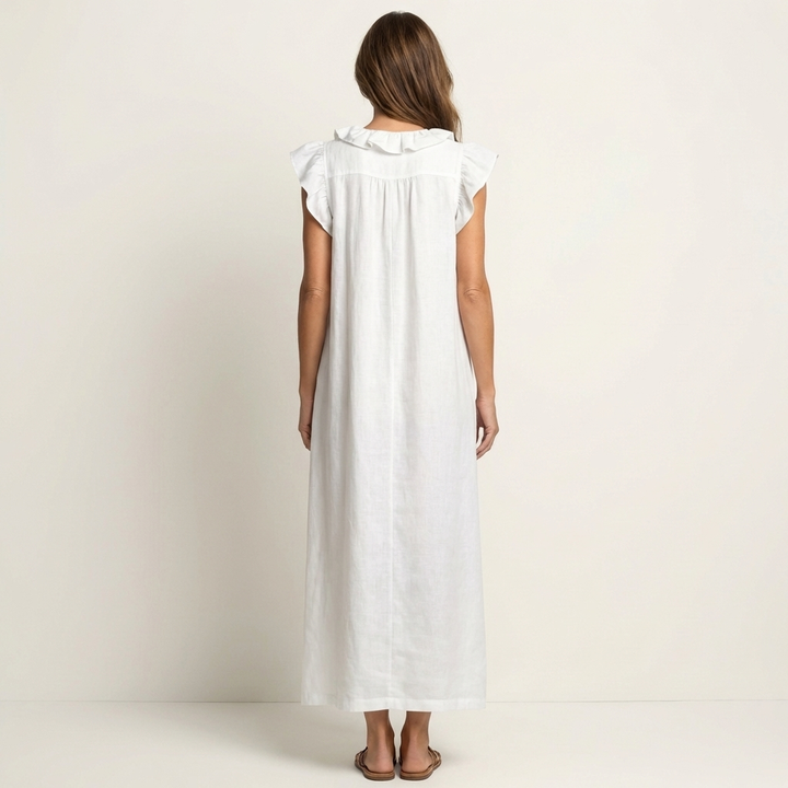 Fabric texture and swing hemline of women's dress