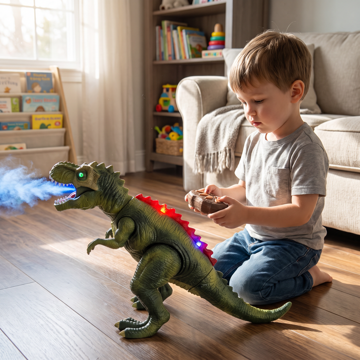 Interactive prehistoric adventure toy dinosaur figure for kids