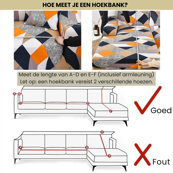 Universal stretch sofa cover protecting couch from pet hair in living room