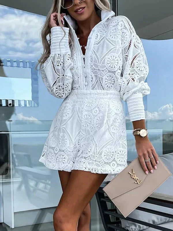 Stylish women's clothing two-piece set ideal for warm weather