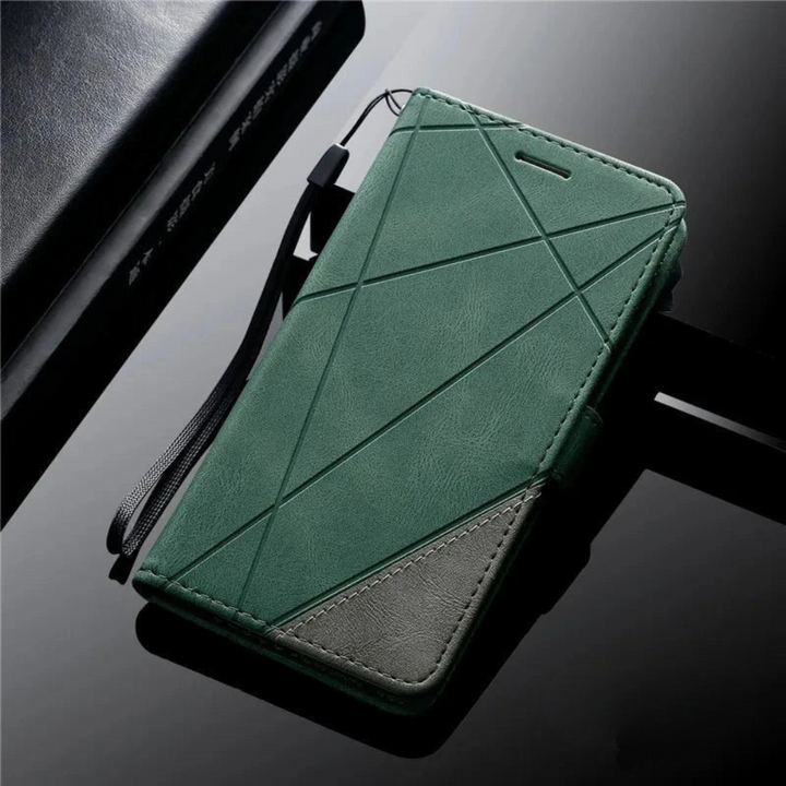 Flip cover smartphone accessories with attached wrist strap