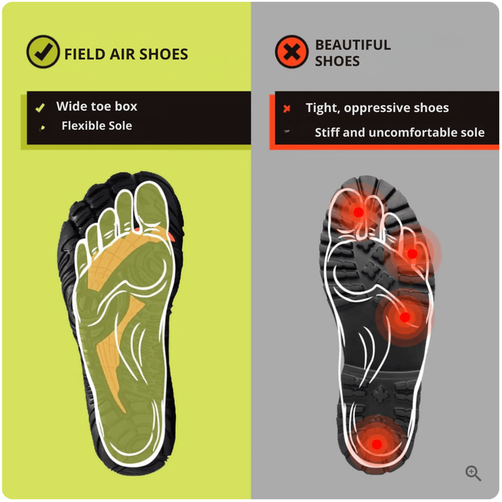 Side profile of flexible barefoot walking shoes for gym and outdoor fitness.