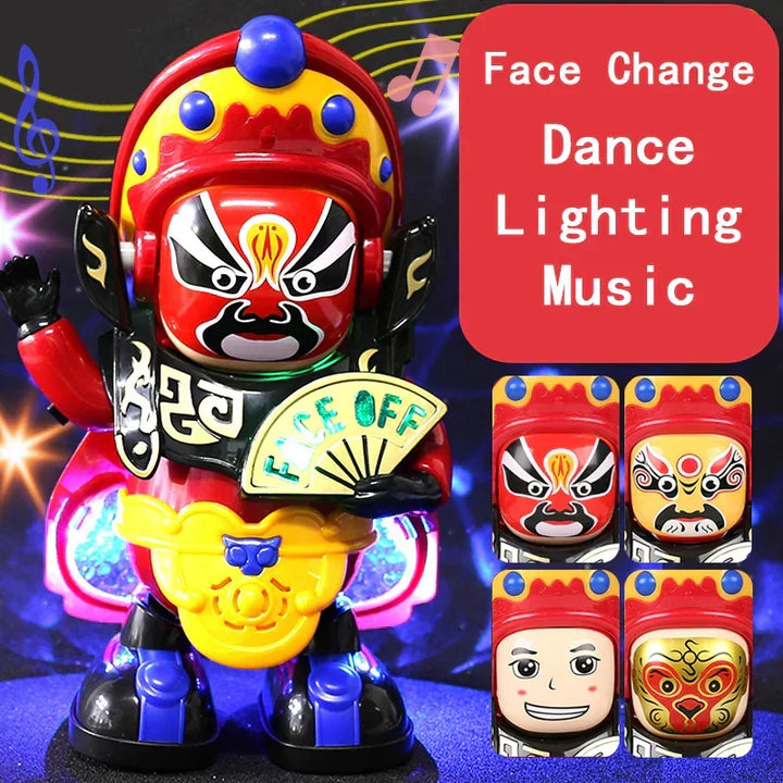 High quality plastic material visible on interactive toy robot