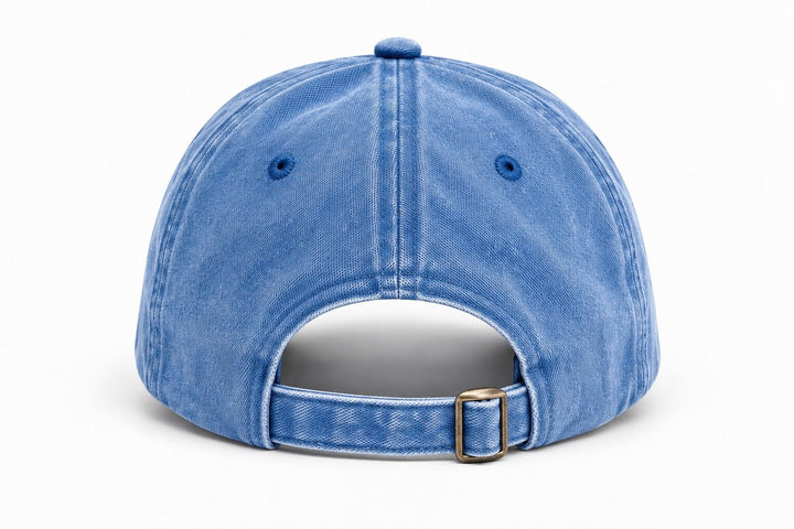 Flat lay of unisex Miniature Schnauzer hat with casual outfit