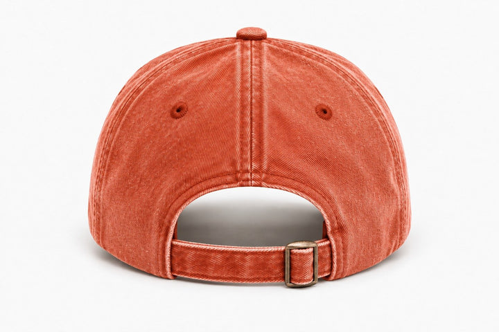 Close-up of premium fabric texture on graphic baseball cap