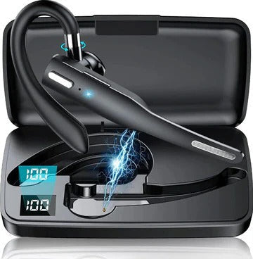 Trucker headset with flexible dual mic boom for clear calls