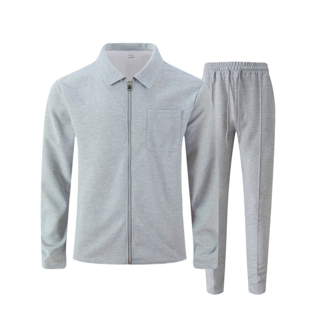 Pockets detail on mens slim fit tracksuit pants from loungewear collection