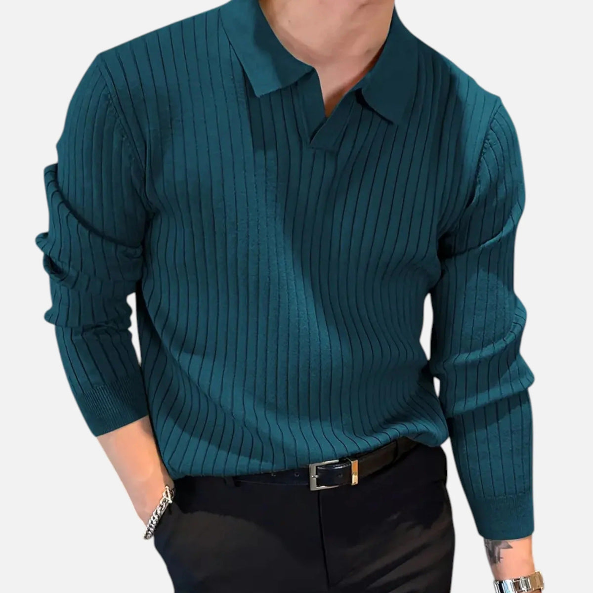 Zephyr | Men’s Long-Sleeve Polo Sweater