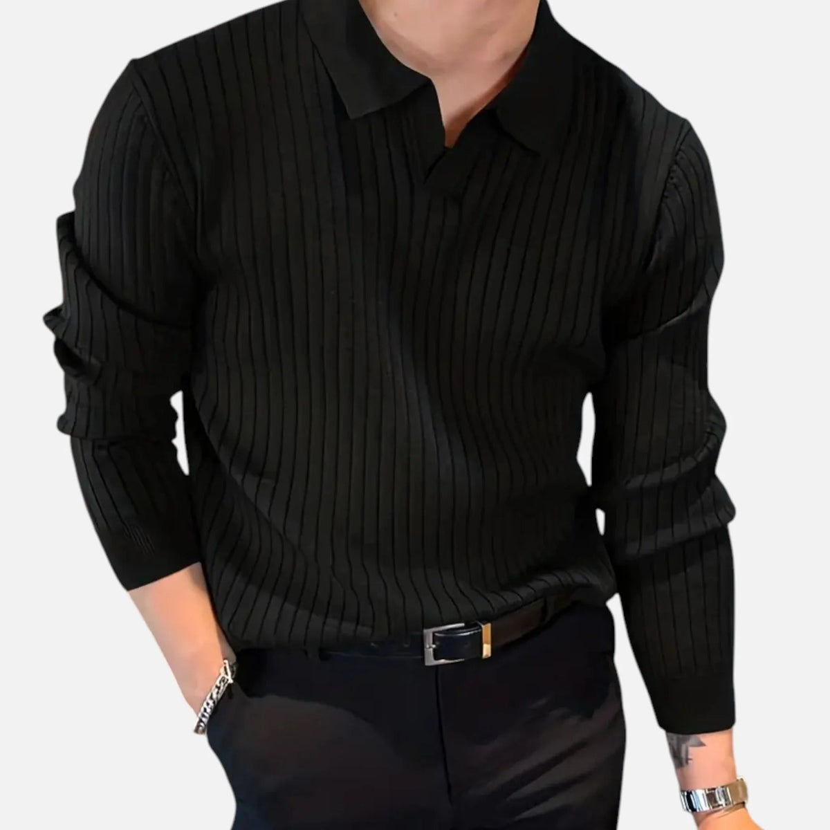 Zephyr | Men’s Long-Sleeve Polo Sweater