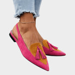 Pink and mustard