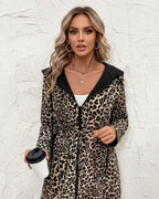 Lanaya | Women’s Leopard Lined Hoodie