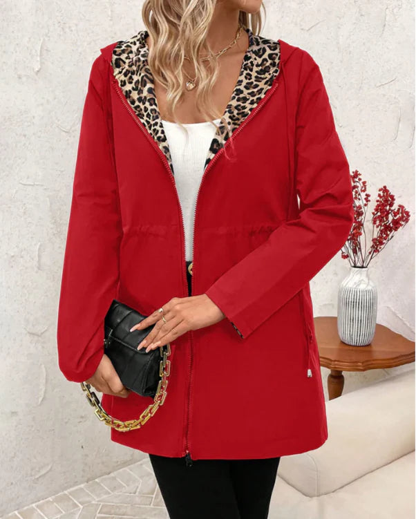 Lanaya | Women’s Leopard Lined Hoodie