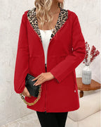 Lanaya | Women’s Leopard Lined Hoodie