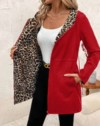 Lanaya | Women’s Leopard Lined Hoodie