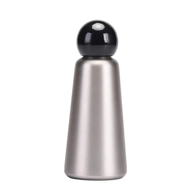 Portable insulated bottle with spill-proof lid design