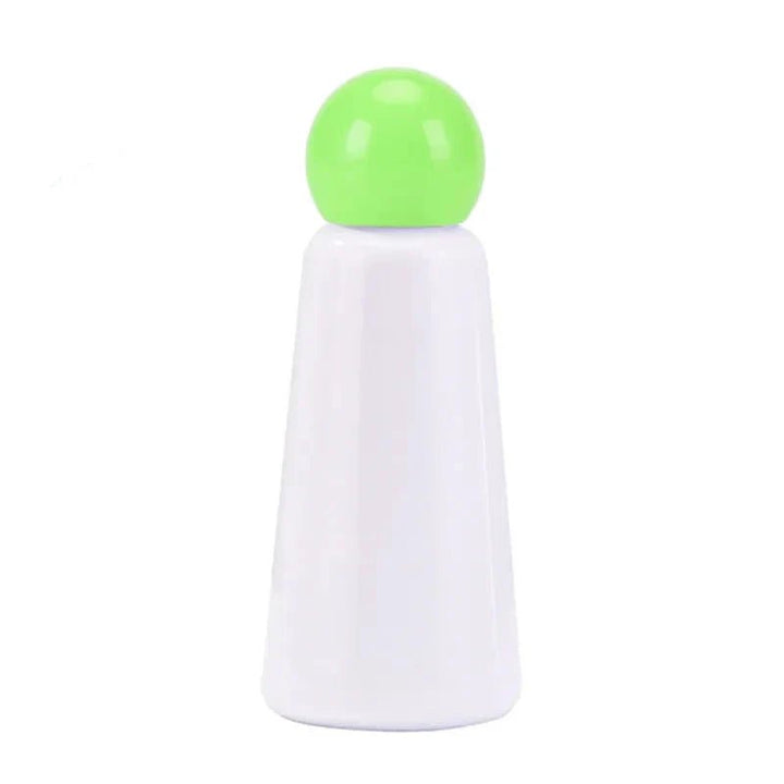 Metal water bottle featuring double wall vacuum insulation technology