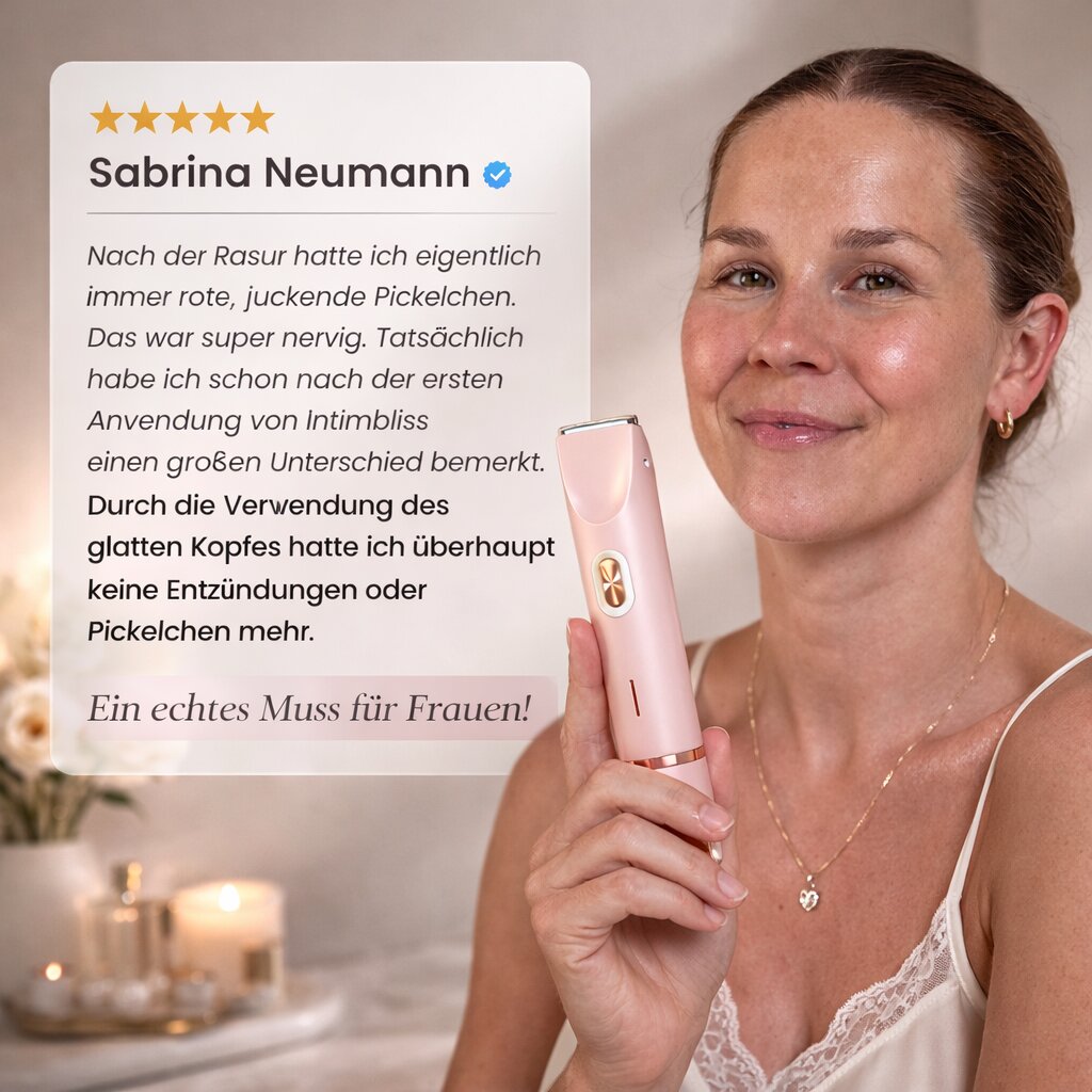 Gentle body hair removal tool suitable for sensitive areas