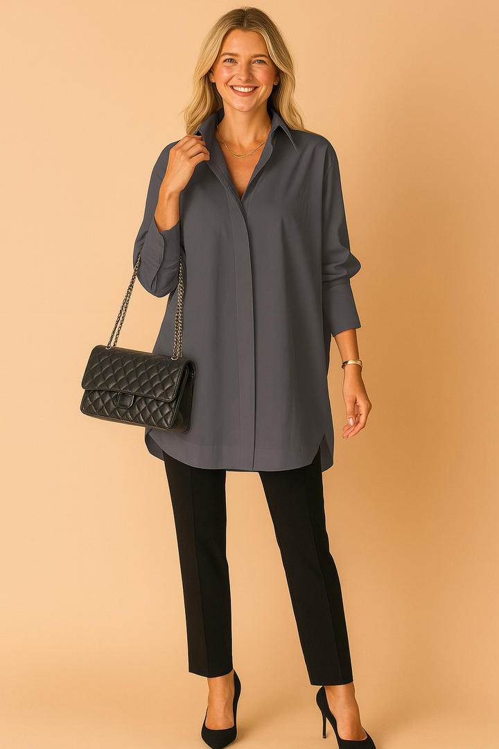 Stylish long sleeve shirt blouse ideal for everyday casual wear