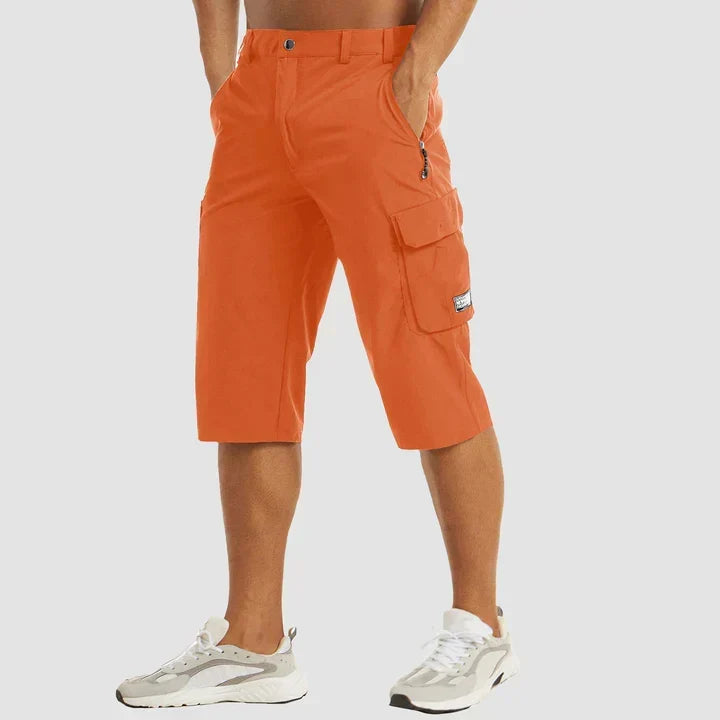 Outdoor clothing mens cargo shorts in relaxed fit