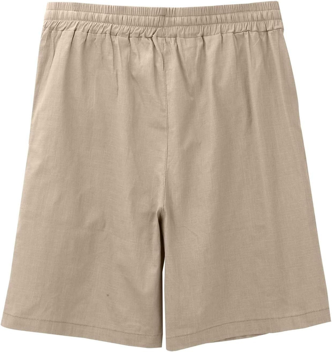 Back view of men's summer loungewear shorts with practical pocket detail