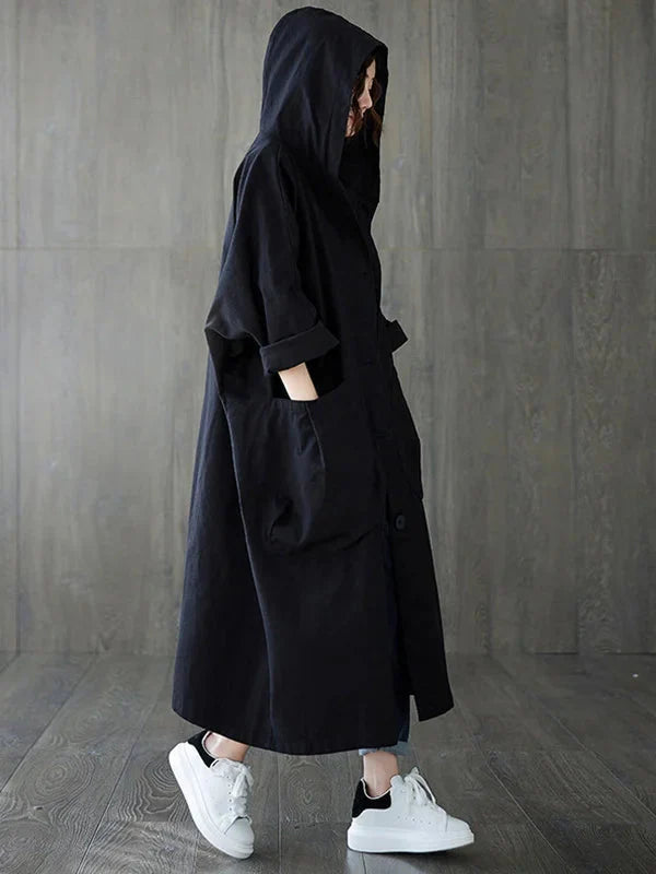 Xyra | Women’s Hooded Long Coat