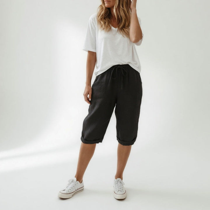 Light blue women shorts in a comfortable warm weather design