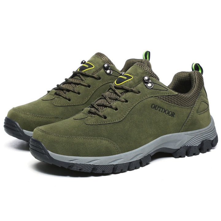 Comfortable mens outdoor footwear featuring cushioned insoles and arch support