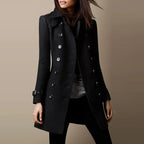 Marcella | Women’s Double Breasted Long Coat