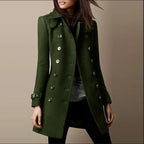 Marcella | Women’s Double Breasted Long Coat